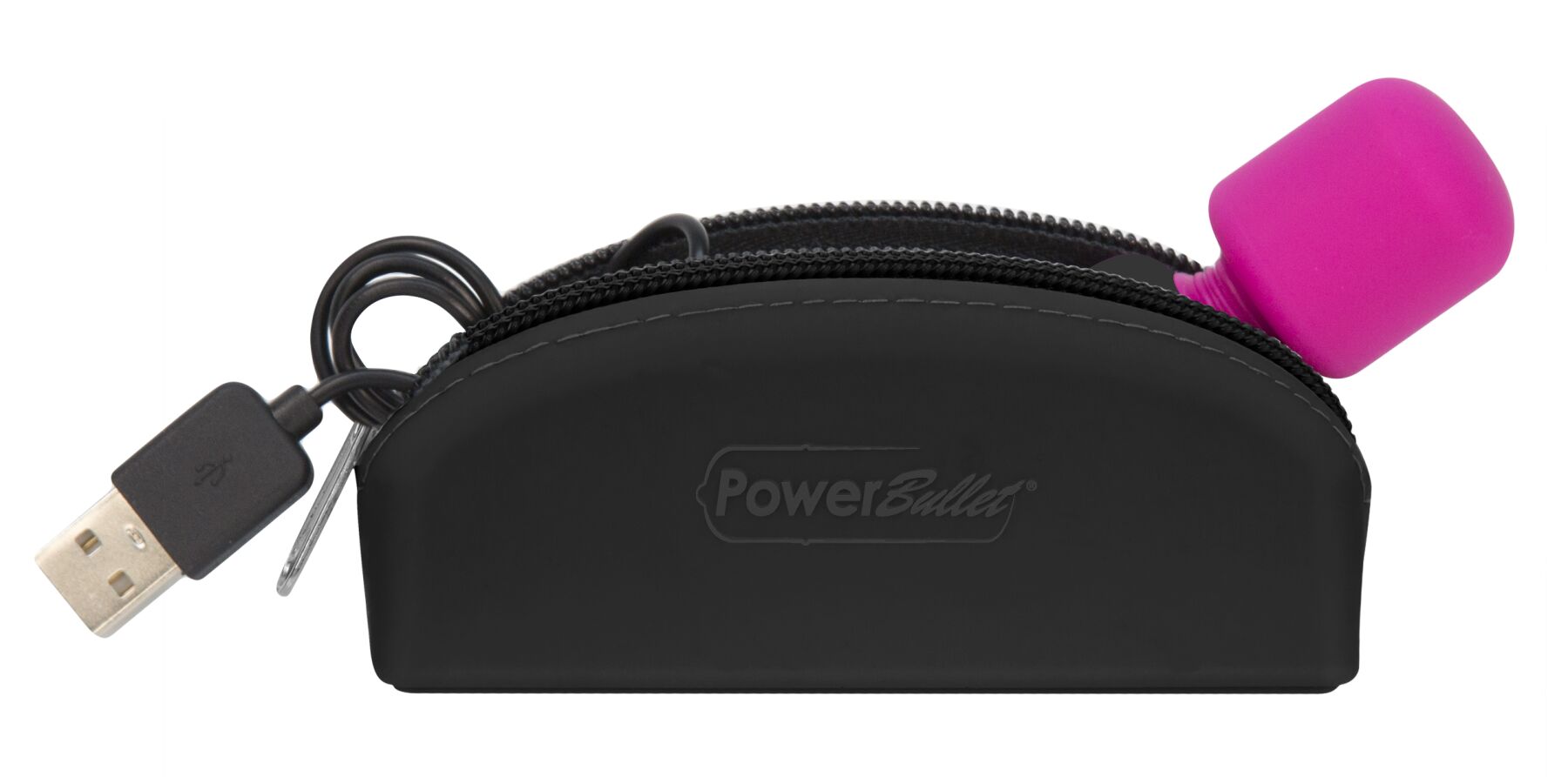 Мінівібромасажер PalmPower Pocket із чохлом на блискавці