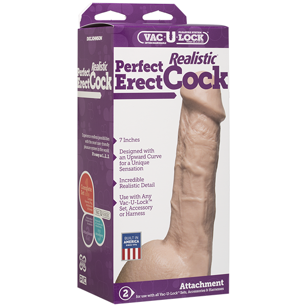 Фалоімітатор Doc Johnson 7 Inch Perfect Erect Cock