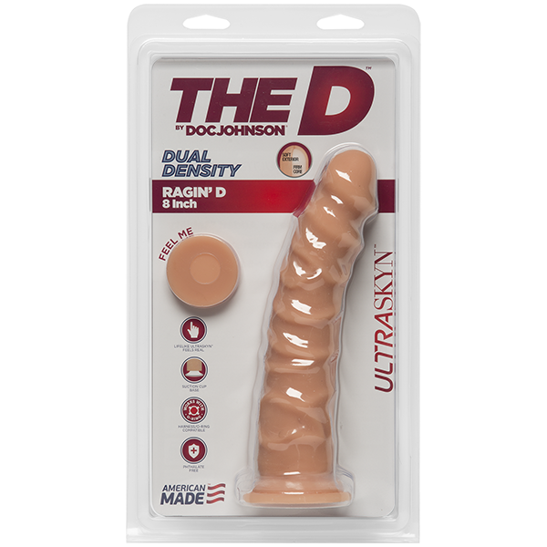 Фалоімітатор Doc Johnson The D - Ragin D - 8 Inch Without Balls - ULTRASKYN