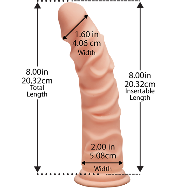 Фалоімітатор Doc Johnson The D - Ragin D - 8 Inch Without Balls - ULTRASKYN