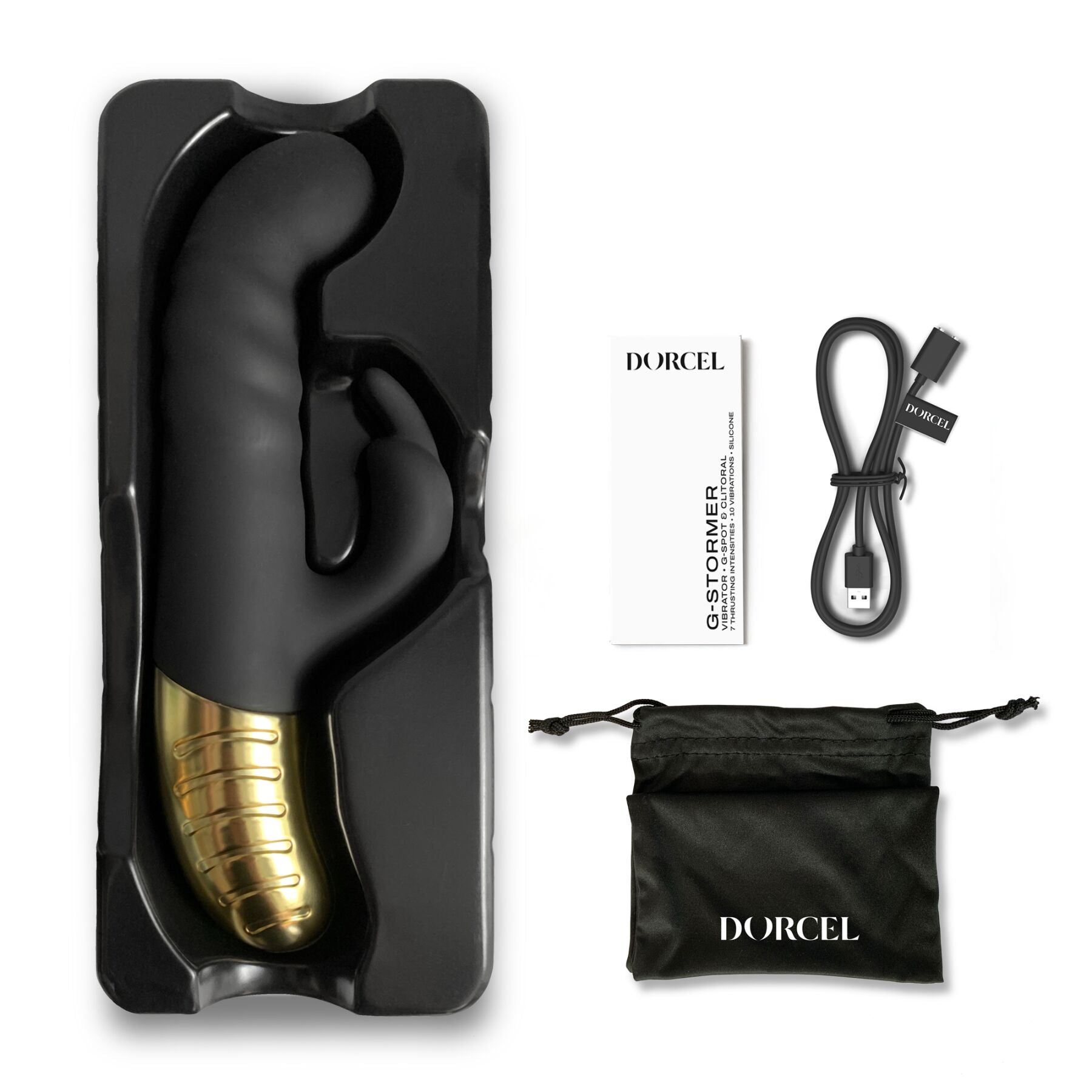 Вібратор Dorcel G-STORMER зі зворотно-поступальним рухом головки