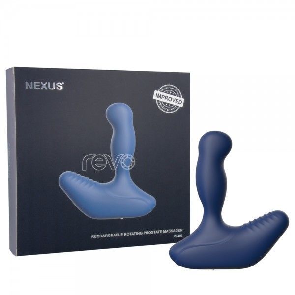 Масажер простати Nexus Revo Blue з головкою що обертається