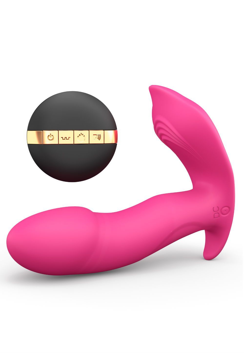 Вібратор Dorcel Secret Clit з підігрівом і пультом ДК