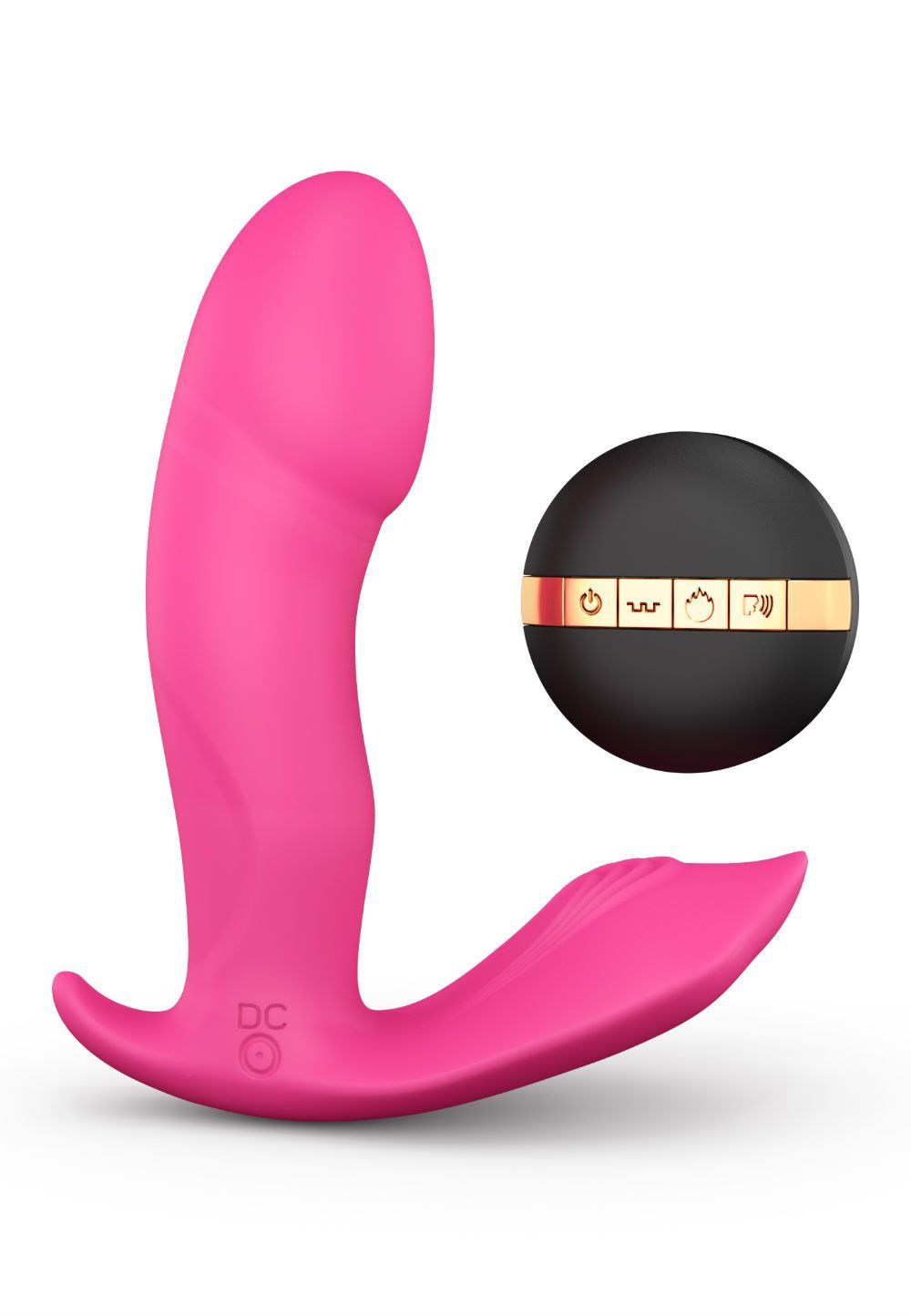Вібратор Dorcel Secret Clit з підігрівом і пультом ДК