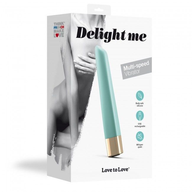 Потужний мінівібратор Love To Love Delight Me Menthe з м'яким кінчиком