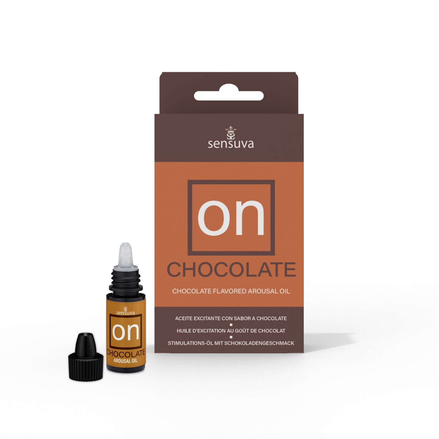 Збуджувальні краплі для клітора Sensuva ON Arousal Oil for Her Chocolate зі смаком шоколаду