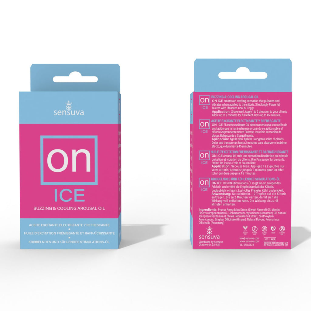 Збуджувальні краплі для клітора Sensuva - ON Arousal Oil for Her Ice охолоджувальні