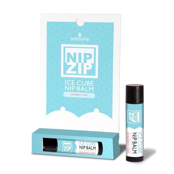 Стимулювальний бальзам для сосків Sensuva - Nip Zip Strawberry Mint охолоджувальний