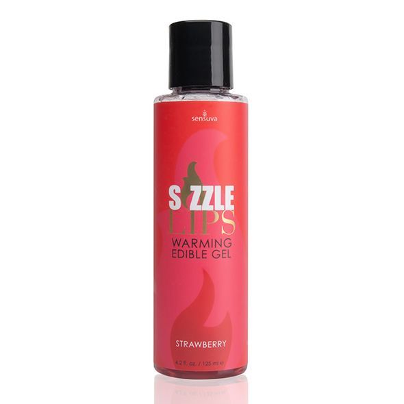 Зігрівальний масажний гель Sensuva Sizzle Lips