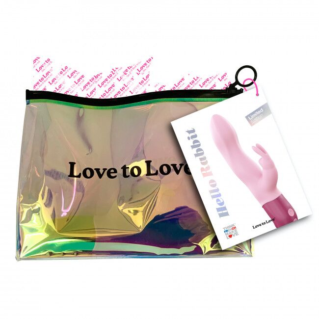Вібратор-кролик Love To Love Hello Rabbit з гнучким стовбуром і стимуляцією точки G