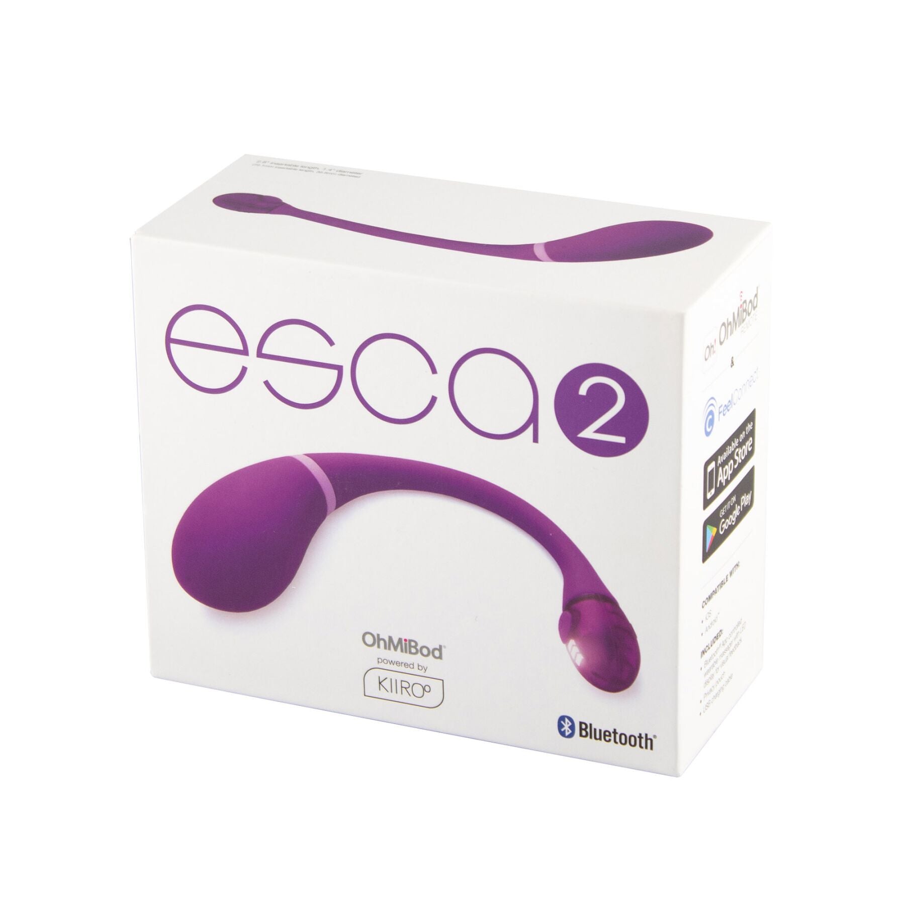 Інтерактивне віброяйце Ohmibod Esca2 for Kiiroo підходить для вебкама