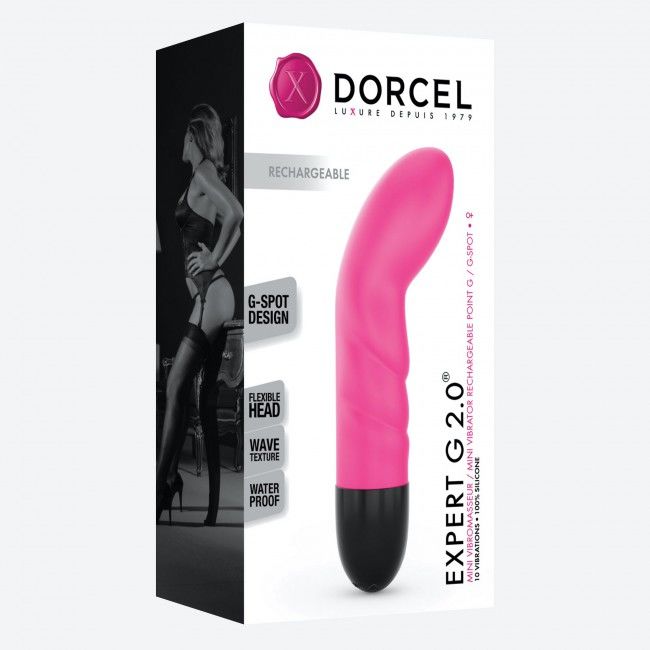 Вібратор Dorcel Expert G 2.0 Magenta для точки G