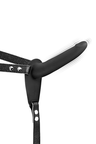Страпон з вібрацією Fetish Tentation Vibrating Strap-On with