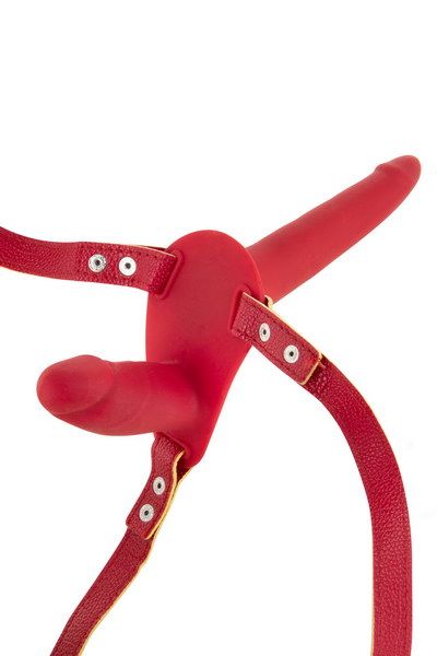 Подвійний страпон Fetish Tentation Strap-On with Double