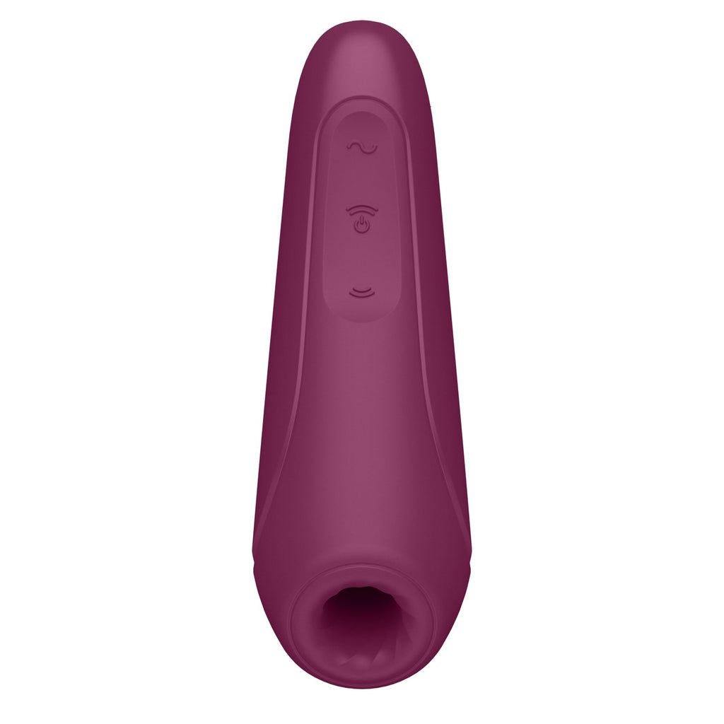 Вакуумний кліторальний стимулятор Satisfyer Curvy 1+ з керуванням через інтернет