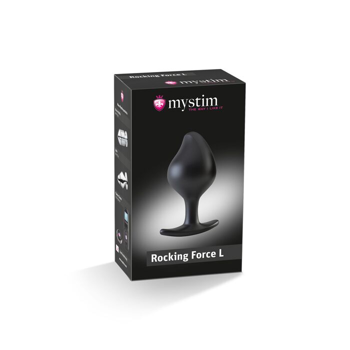 Силіконова анальна пробка Mystim Rocking Force для