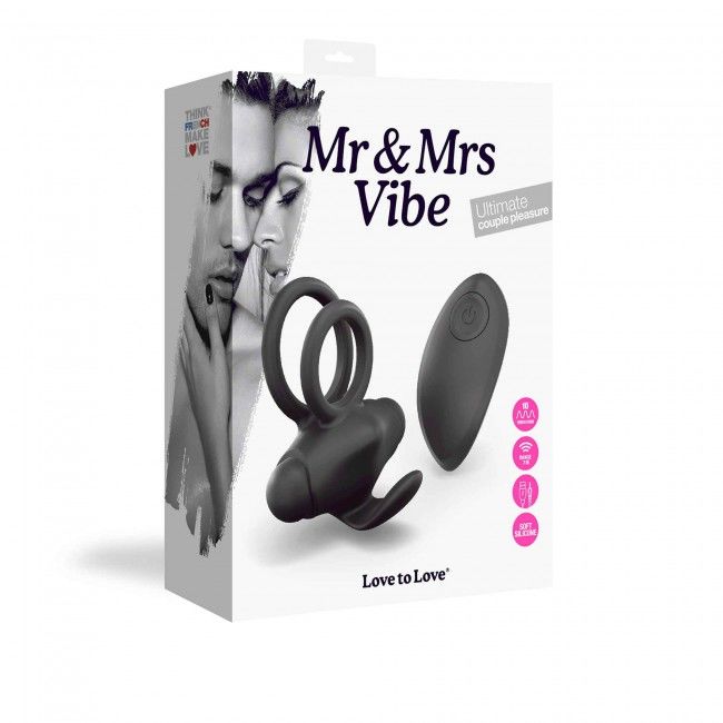 Ерекційне віброкільце Love To Love Mr & Mrs VIBE з пультом ДК