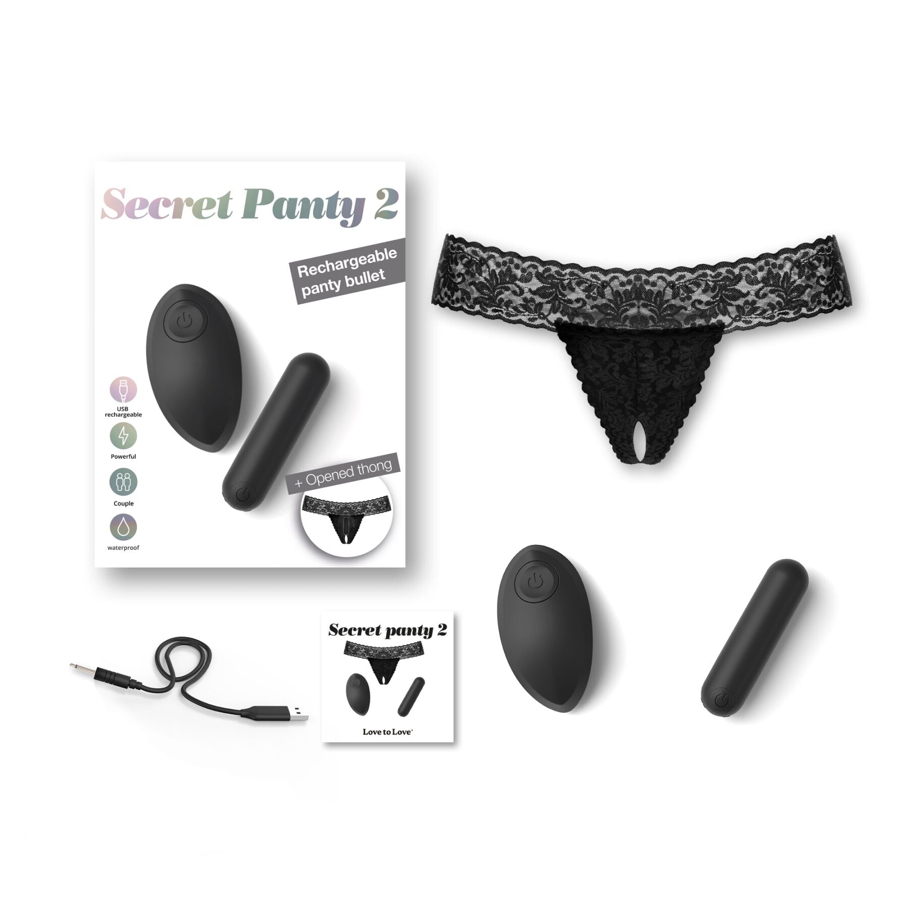 Вібратор Love To Love SECRET PANTY 2