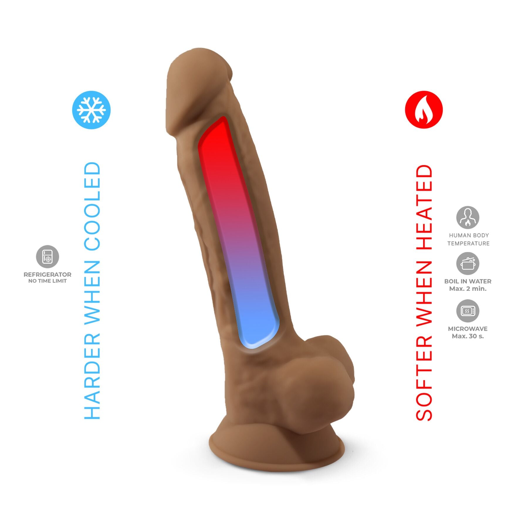 Фалоімітатор SilexD Johnny Caramel MODEL 1 size 7in