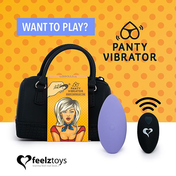 Вібратор в трусики FeelzToys Panty Vibrator з пультом ДК