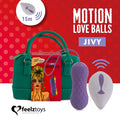 Вагінальні кульки з масажем і вібрацією FeelzToys Motion Love Balls Jivy з пультом ДК