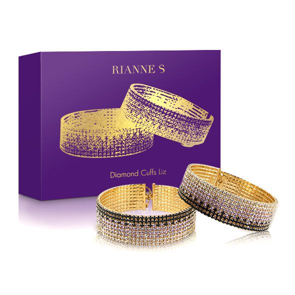 Лакшері наручники-браслети з кристалами RIANNE S Diamond Cuffs