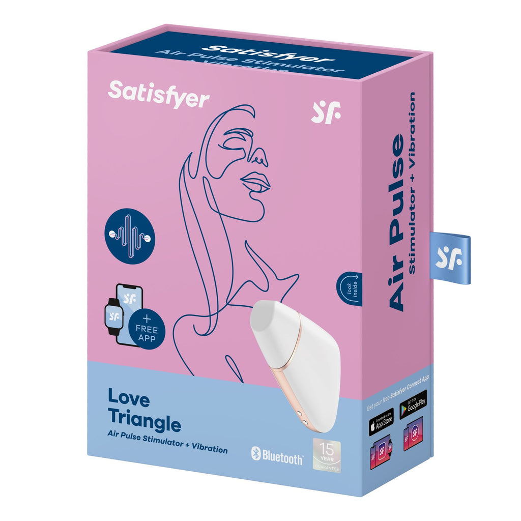 Вакуумний кліторальний стимулятор Satisfyer Love Triangle з керуванням через інтернет