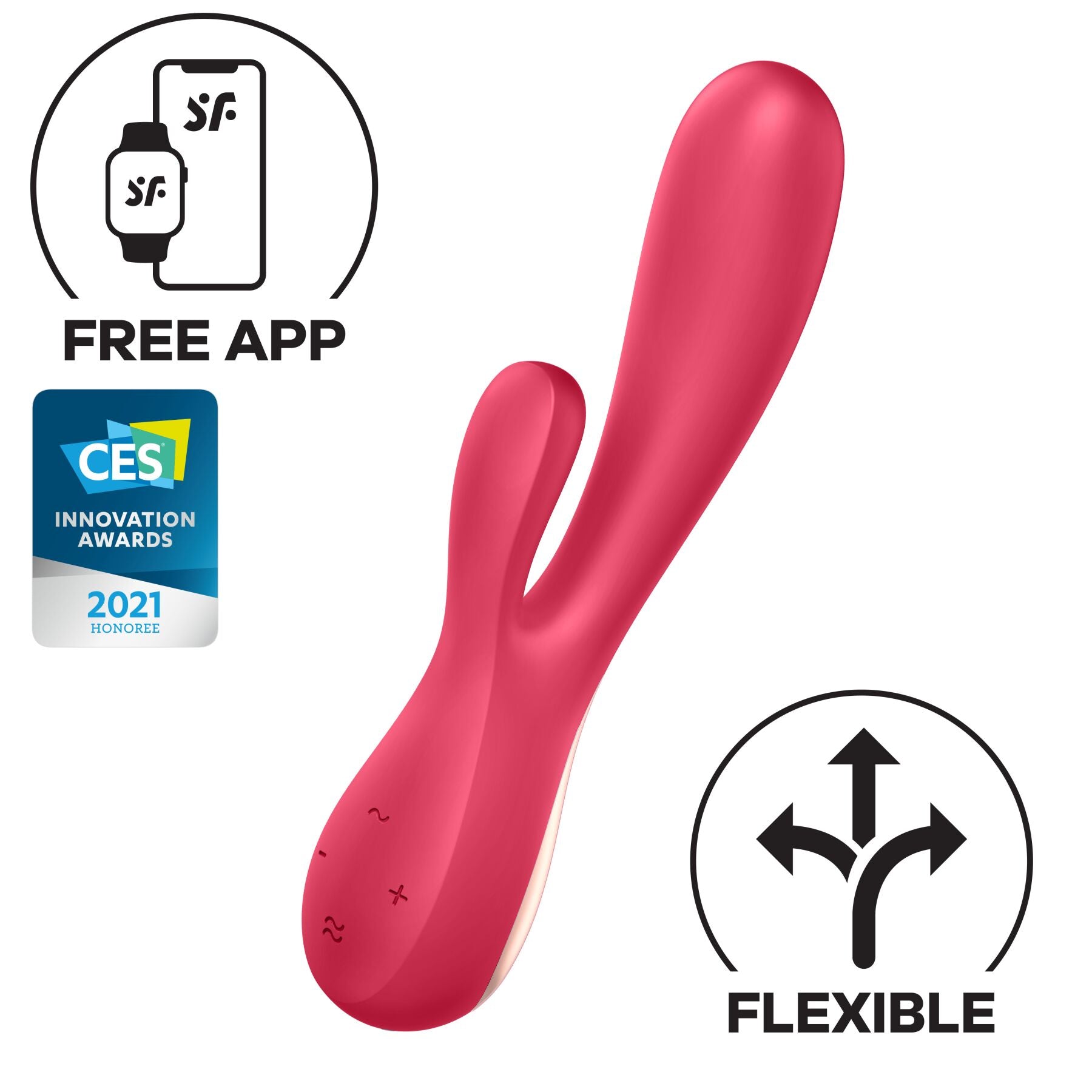 Смарт вібратор-кролик Satisfyer Mono Flex