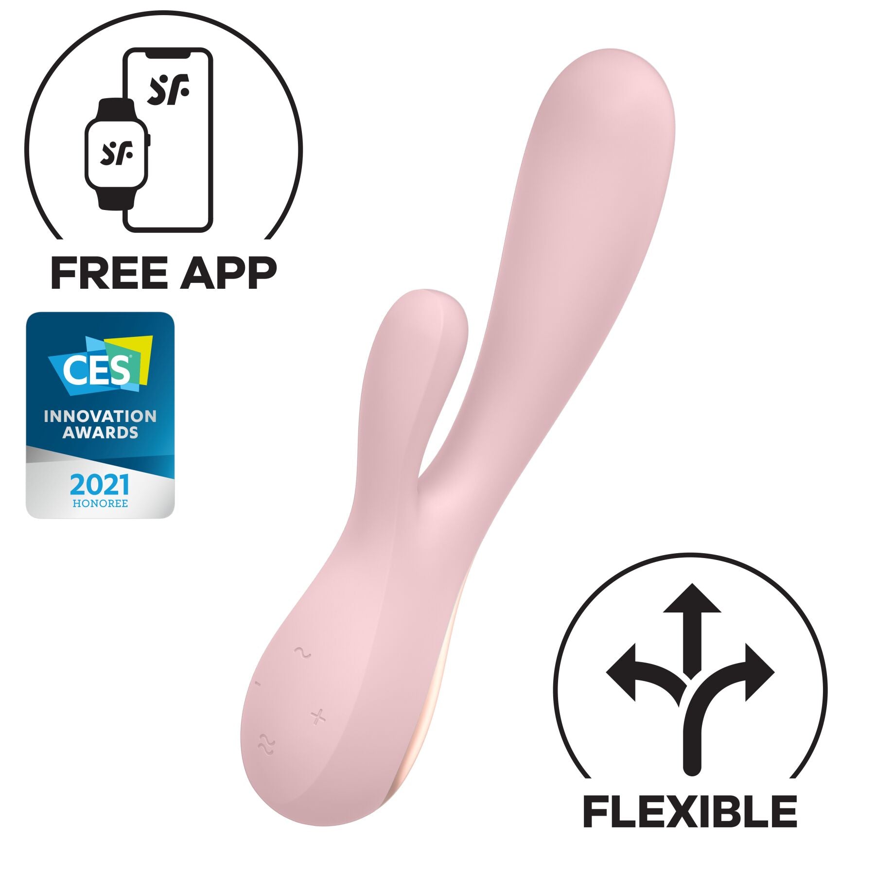 Смарт вібратор-кролик Satisfyer Mono Flex