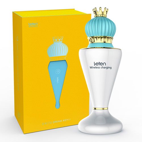 Королівський вібратор Leten Dream Key з індукційною зарядкою
