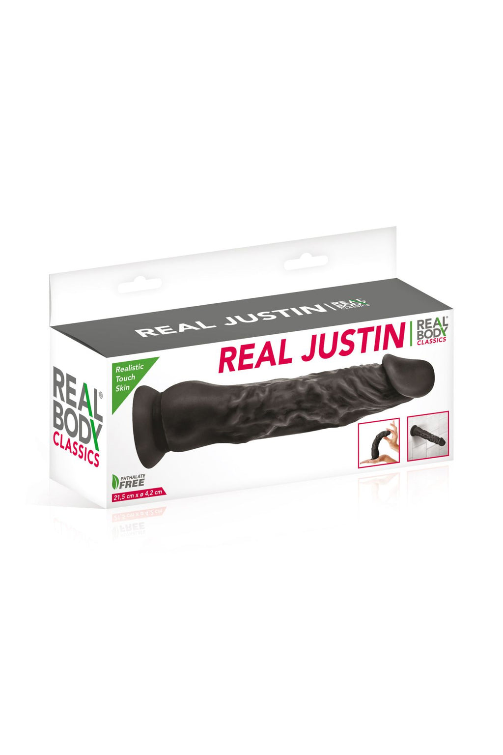 Фалоімітатор із присоскою Real Body Real Justin