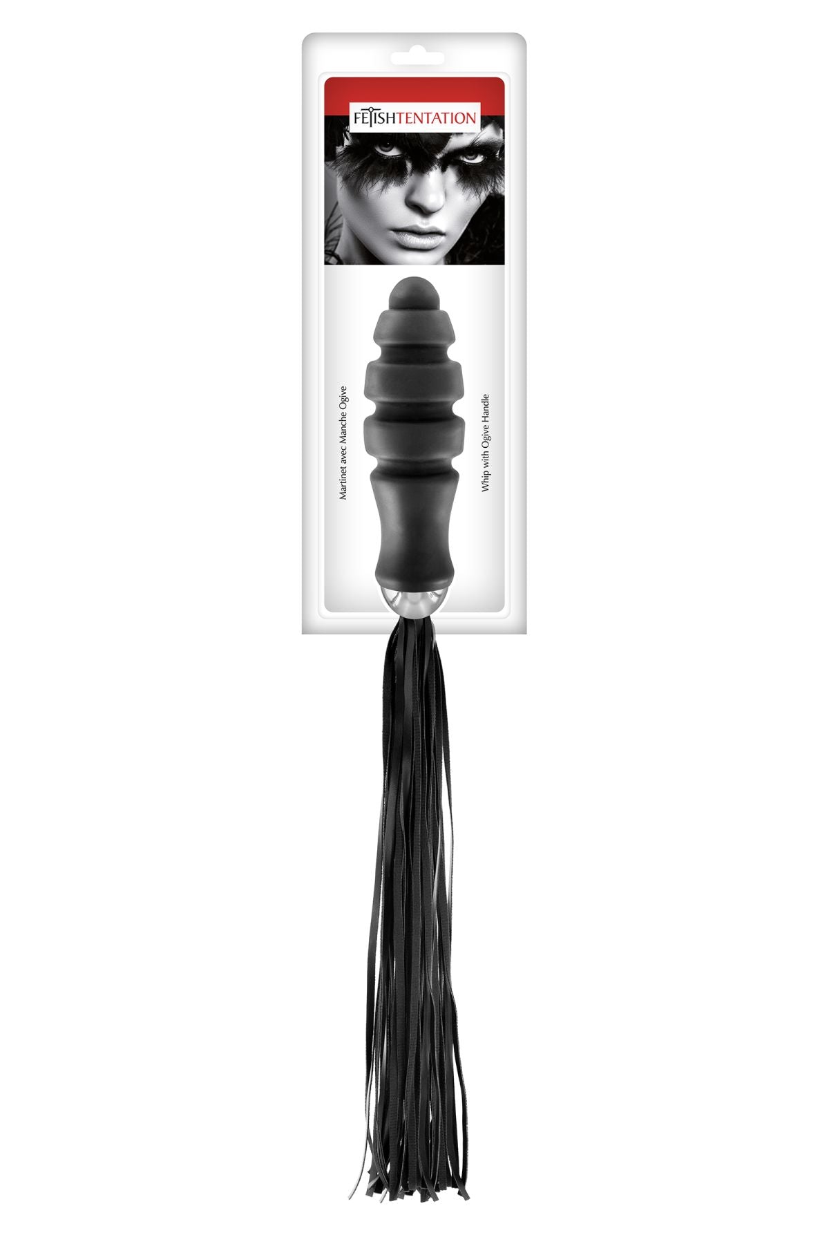 Флогер з ручкою для проникнення Fetish Tentation Whip with Ogive