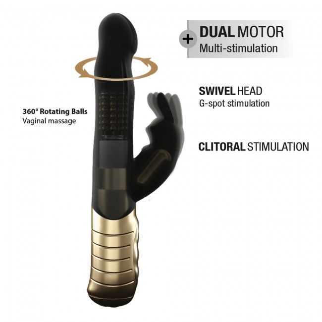 Вібратор-кролик Dorcel Baby Rabbit 2.0 з перлинним масажем і головкою