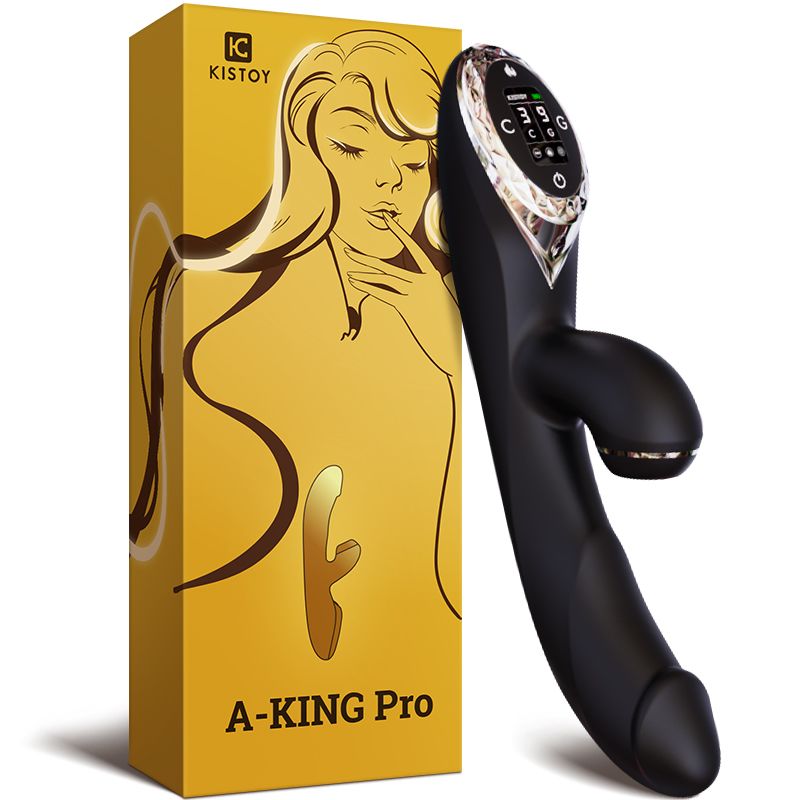 KISSTOY Вакуумний вібратор-кролик з підігрівом KISTOY A-King Pro