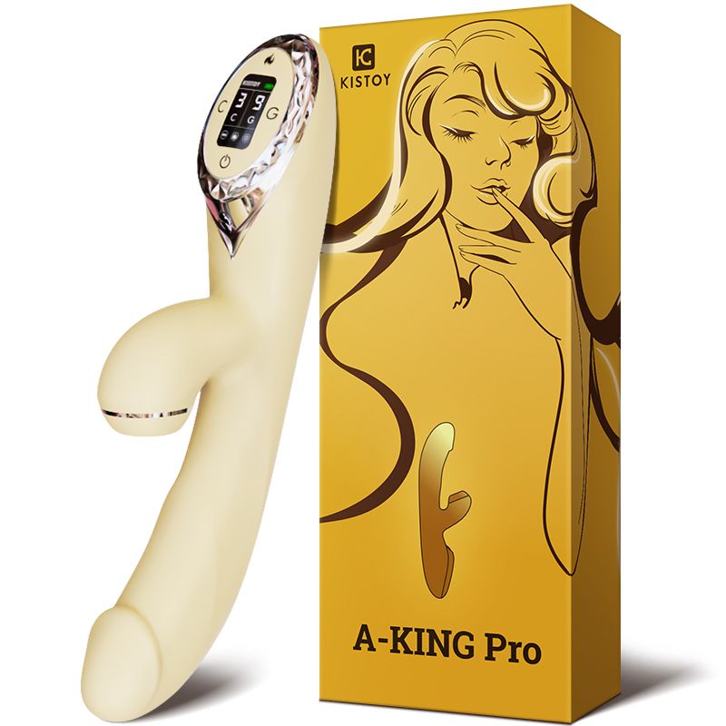 Вакуумний вібратор-кролик з підігрівом KISSTOY A-King Pro