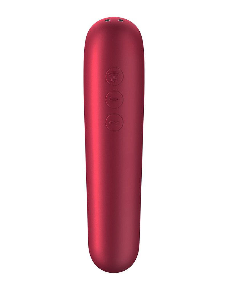 Смарт-вібратор та вакуумний стимулятор 2в1 Satisfyer Dual Love