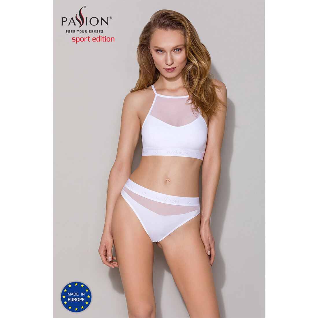 Трусики з прозорою вставкою Passion PS006