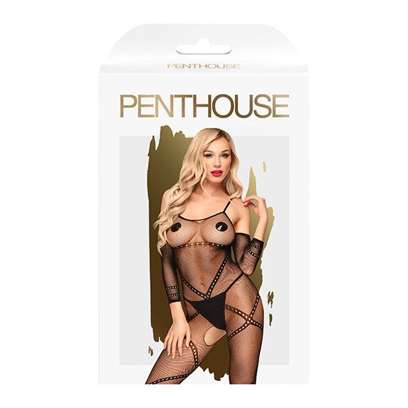 Бодістокінг з контрастним візерунком Penthouse Under