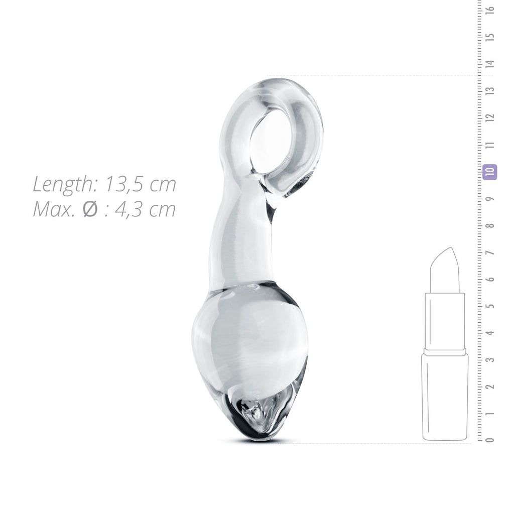 Скляний стимулятор простати Gildo Glass Prostate Plug