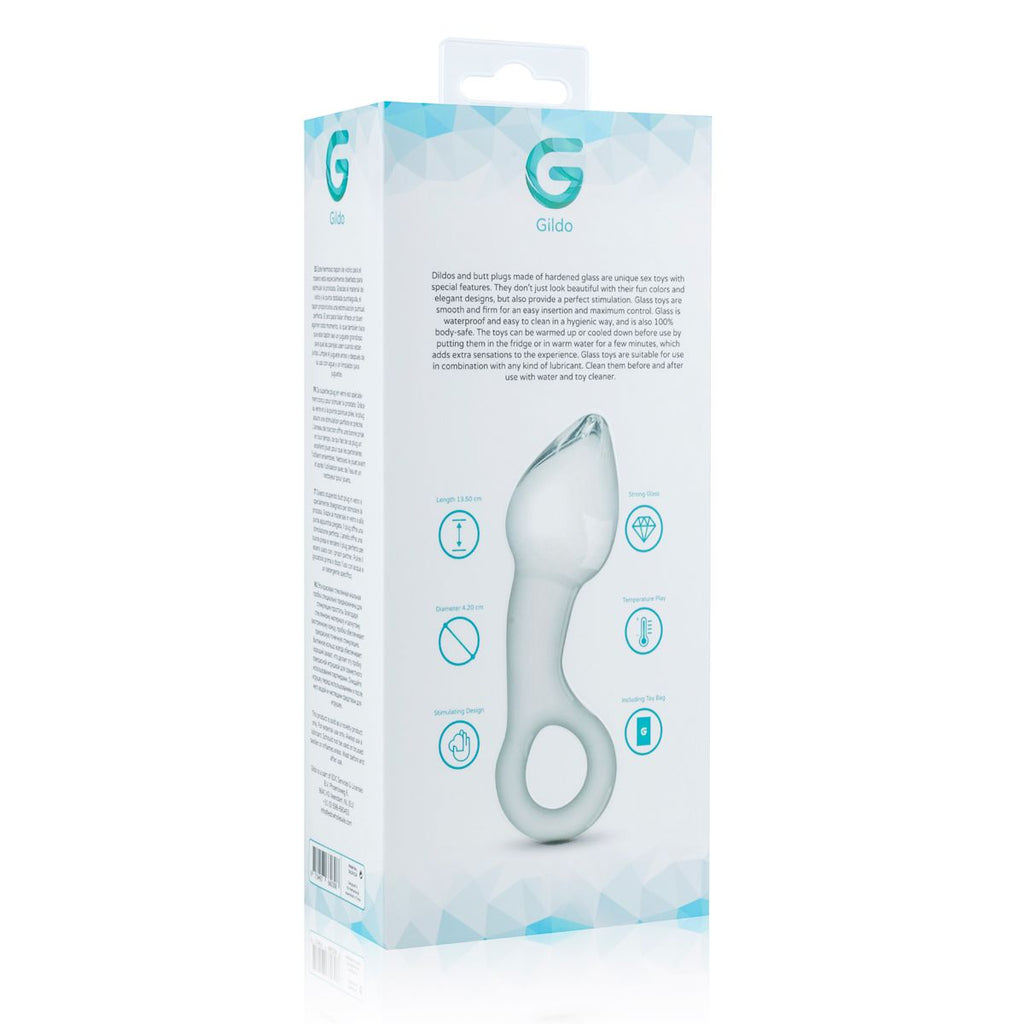 Скляний стимулятор простати Gildo Glass Prostate Plug