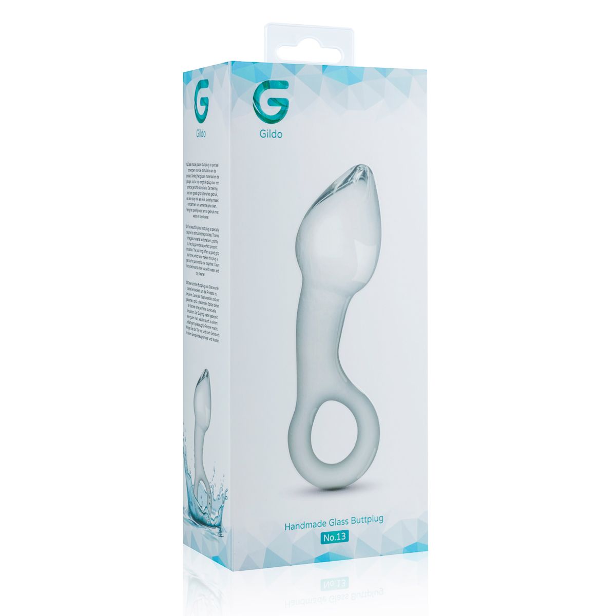Скляний стимулятор простати Gildo Glass Prostate Plug