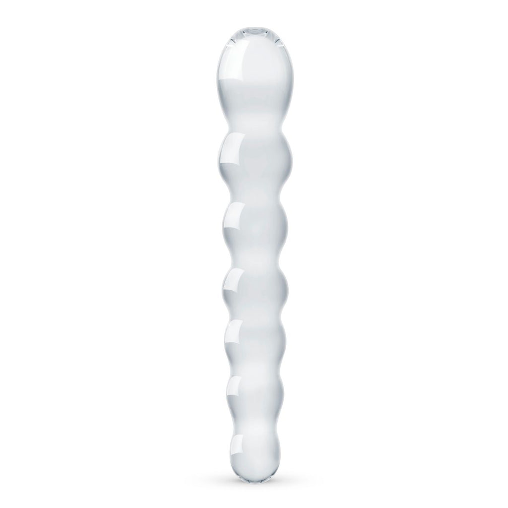 Скляний дилдо у вигляді намистин Gildo Glass Dildo No. 19