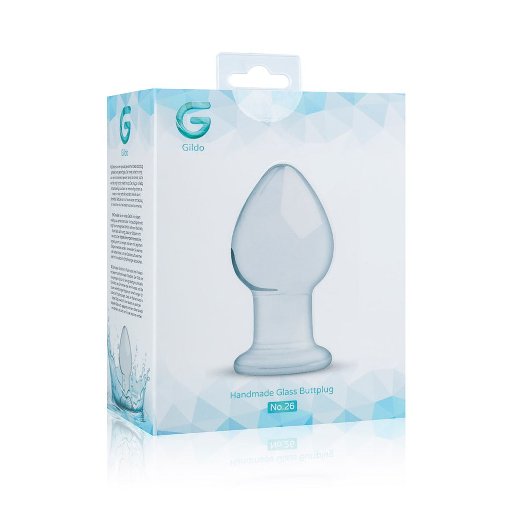 Скляна анальна пробка Gildo Glass Buttplug No.