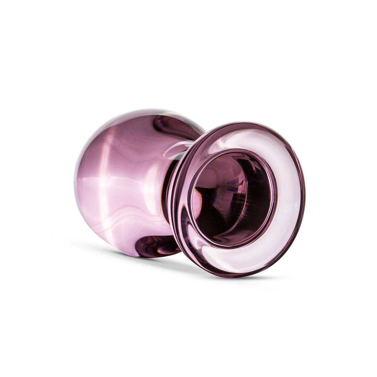 Рожева анальна пробка зі скла Gildo Glass Buttplug No.