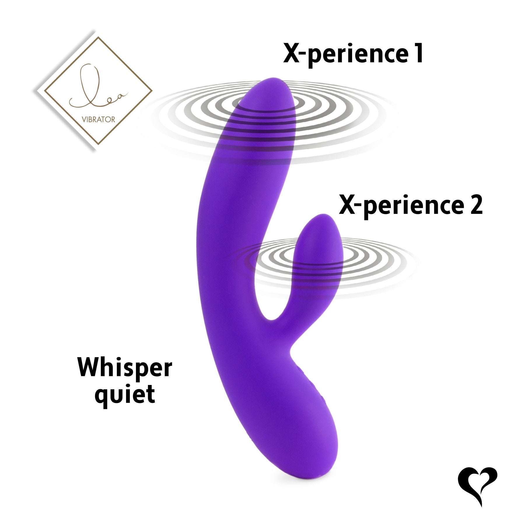 Гнучкий вібратор кролик з двома моторами FeelzToys Lea Rabbit Vibrator Medium
