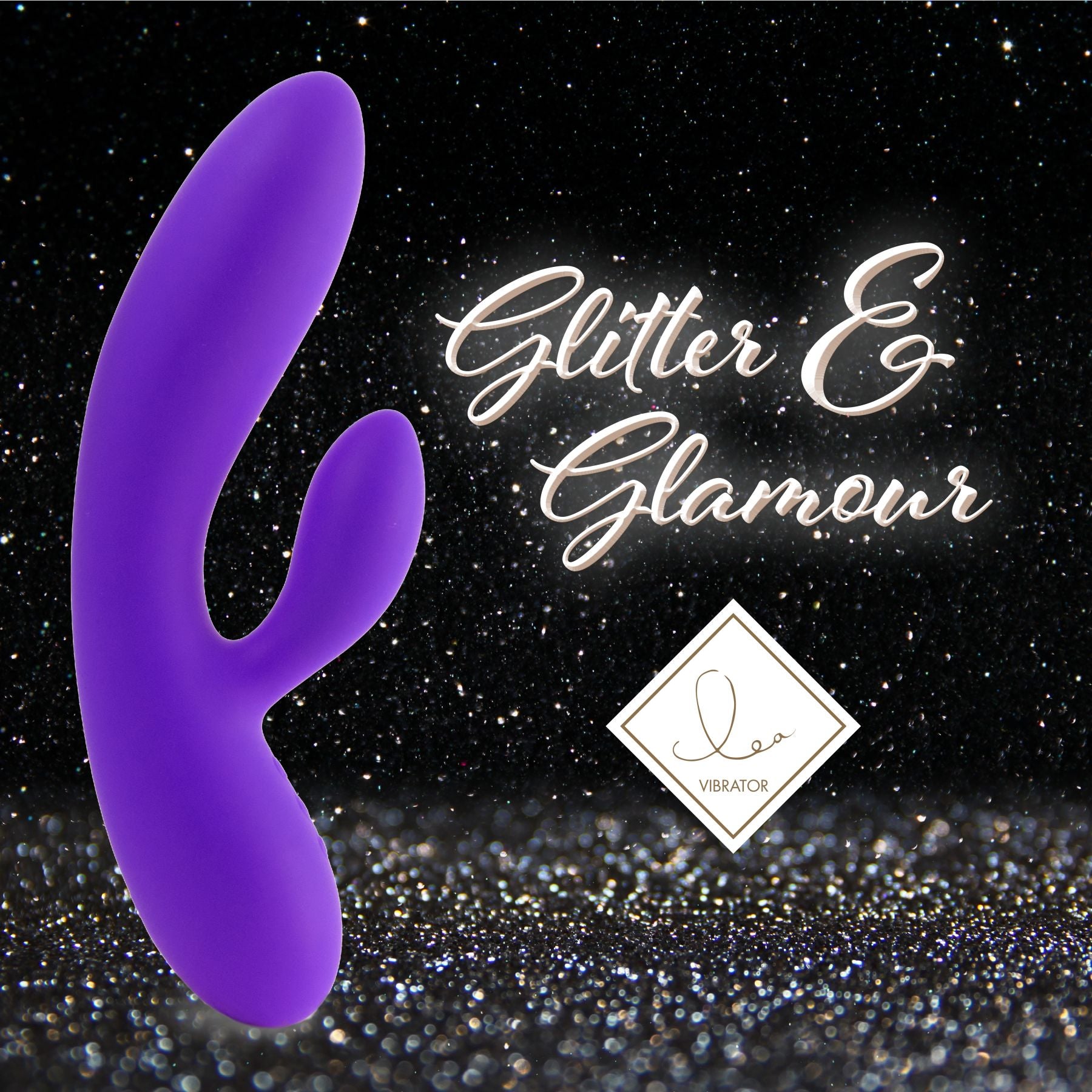 Гнучкий вібратор кролик з двома моторами FeelzToys Lea Rabbit Vibrator Medium