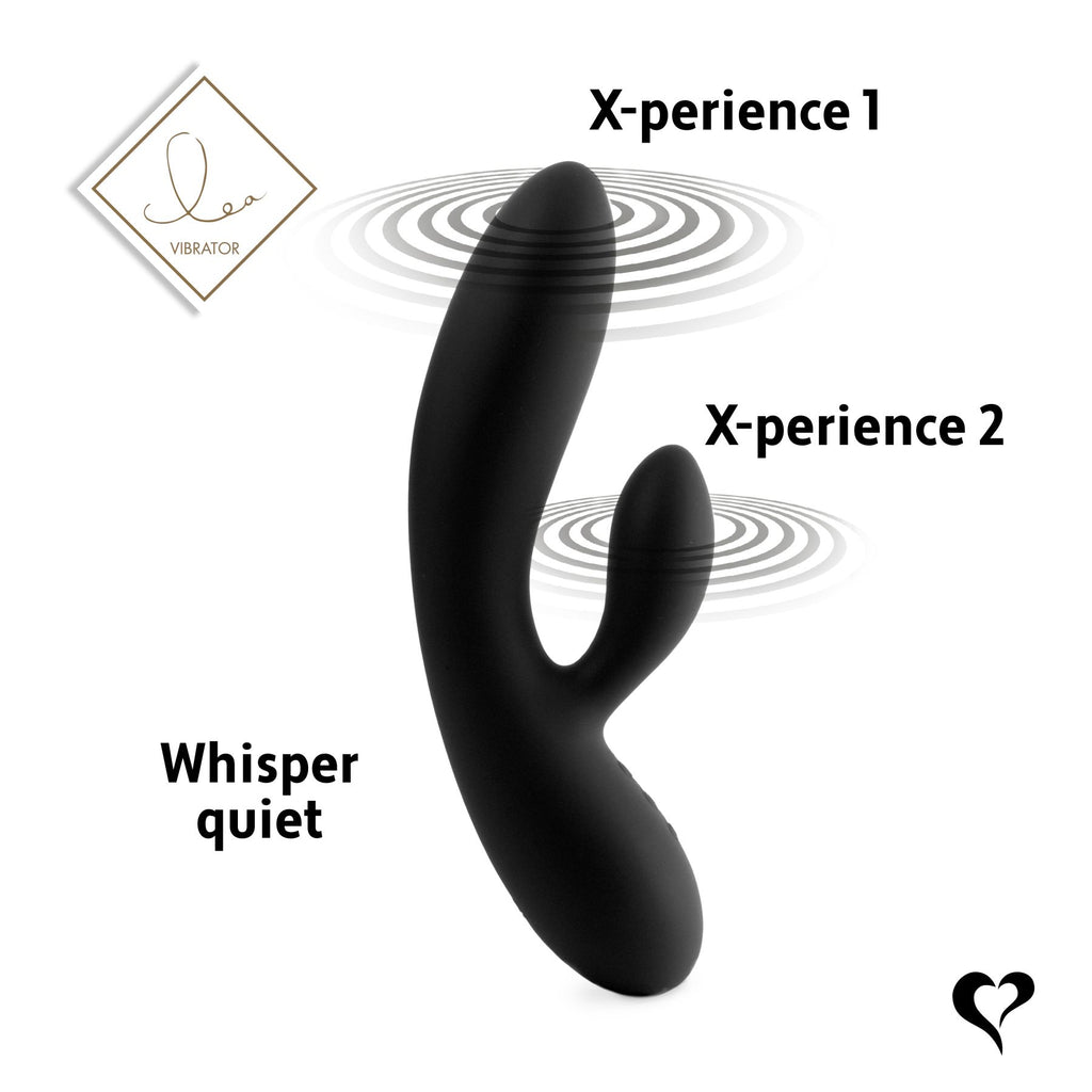 Гнучкий вібратор кролик з двома моторами FeelzToys Lea Rabbit Vibrator