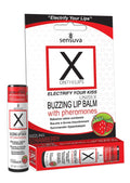 Стимулювальний бальзам для губ унісекс Sensuva - X on the Lips Strawberry з феромонами