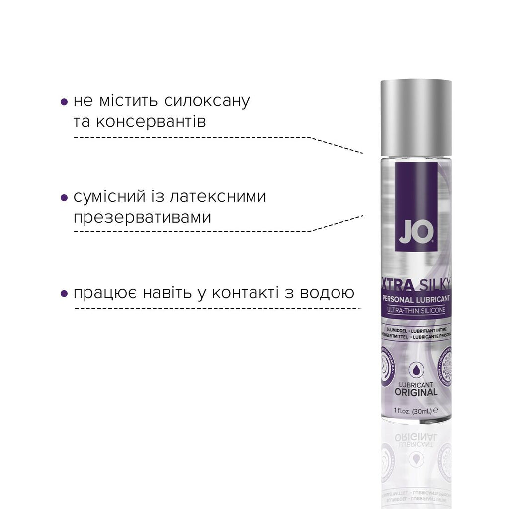 Лубрикант на силіконовій основі JO Xtra Silky Silicone