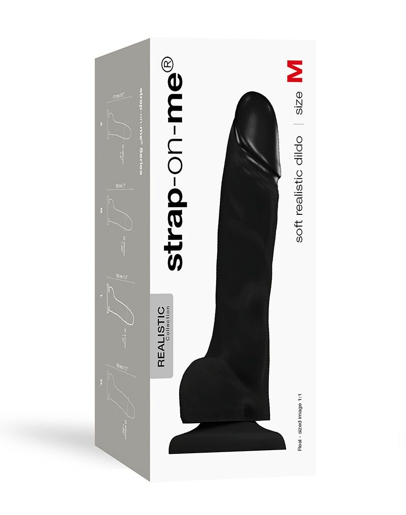 Реалістичний фалоімітатор Strap-On-Me SOFT REALISTIC DILDO